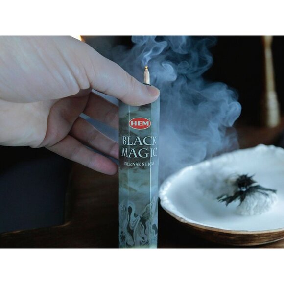 Hem Black Magic Incense Sticks 20 Count Mystical Fragrance For Relaxation Medita - Picture 8 of 9